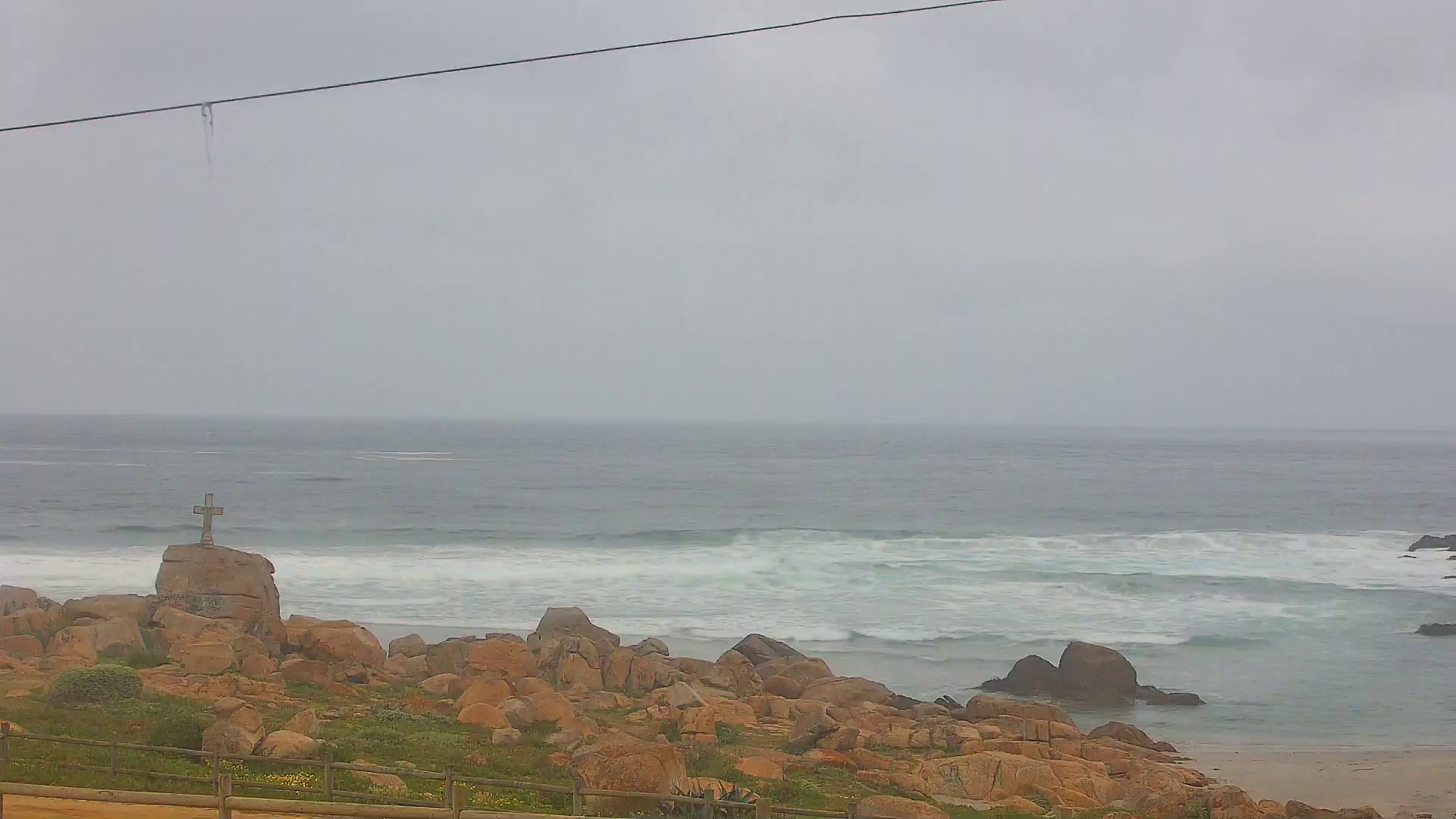 Última captura de la cámara de Hanga-Roa, Playa de los Ahogados